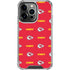 NFL Kansas City Chiefs Blitz Series iPhone 16 Pro Max Clear Case