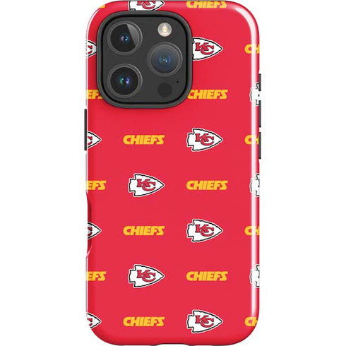 NFL Kansas City Chiefs Blitz Series iPhone 16 Pro Max Impact Case