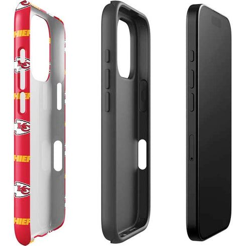 NFL Kansas City Chiefs Blitz Series iPhone 16 Pro Max Impact Case