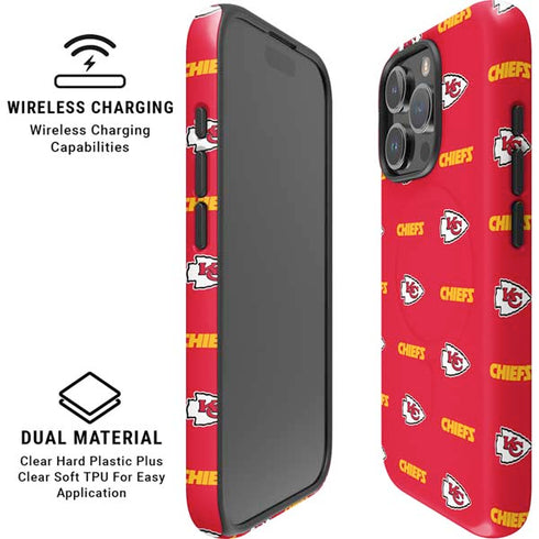 NFL Kansas City Chiefs Blitz Series iPhone 16 Pro Max Magsafe Impact Case