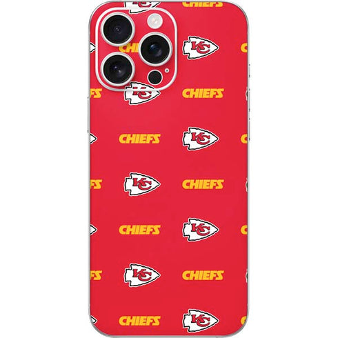 NFL Kansas City Chiefs Blitz Series iPhone 16 Pro Max Skin