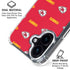 NFL Kansas City Chiefs Blitz Series iPhone 17 Clear Case