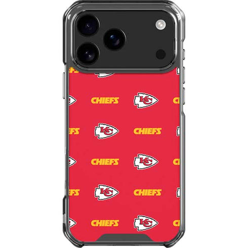 NFL Kansas City Chiefs Blitz Series iPhone 18 Pro Max Clear Case