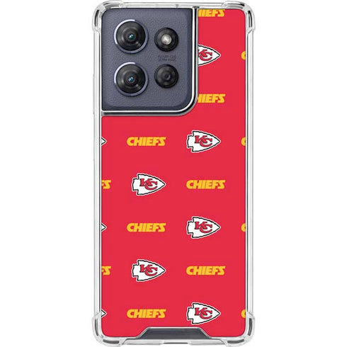 NFL Kansas City Chiefs Blitz Series Moto G Power 5G (2025) Clear Case