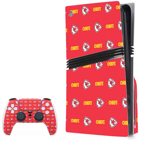 NFL Kansas City Chiefs Blitz Series PS5 Pro Disk Bundle Skin