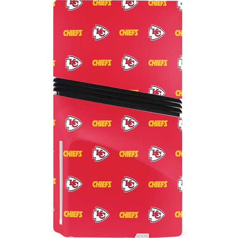 NFL Kansas City Chiefs Blitz Series PS5 Pro Disk Bundle Skin
