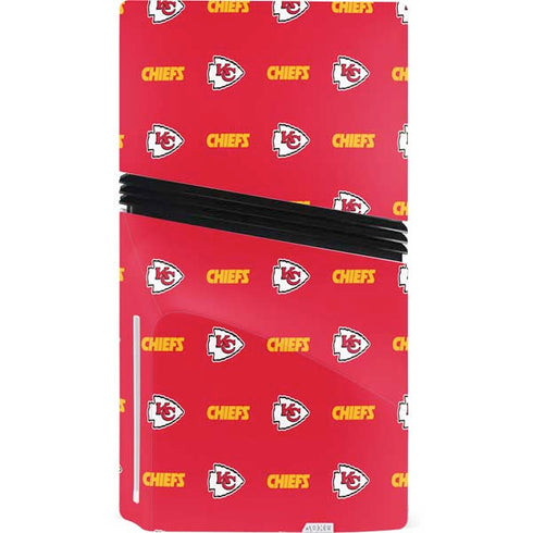 NFL Kansas City Chiefs Blitz Series PS5 Pro Disk Console Skin