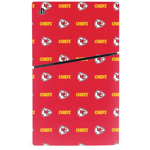 NFL Kansas City Chiefs Blitz Series PS5 Slim Digital Edition Console Skin