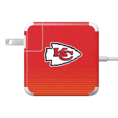 NFL Kansas City Chiefs Breakaway 85W Power Adapter (15 and 17 inch MacBook Pro Charger) Skin