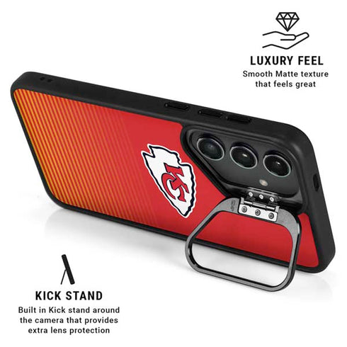 NFL Kansas City Chiefs Breakaway Galaxy S24 FE Kickstand Case
