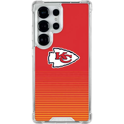 NFL Kansas City Chiefs Breakaway Galaxy S25 Ultra Clear Case