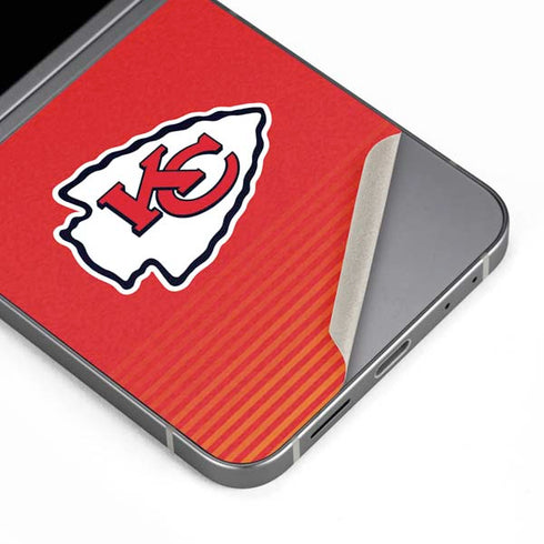 NFL Kansas City Chiefs Breakaway Galaxy Z Flip6 Skin