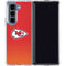 NFL Kansas City Chiefs Breakaway Galaxy Z Fold5 5G Clear Case