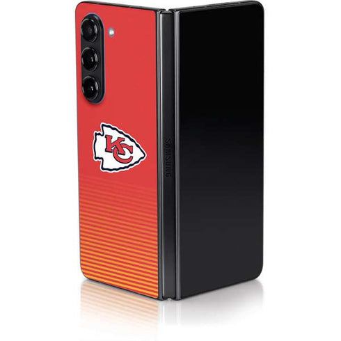 NFL Kansas City Chiefs Breakaway Galaxy Z Fold5 5G Skin