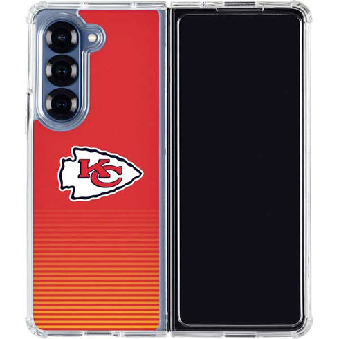NFL Kansas City Chiefs Breakaway Galaxy Z Fold6 Clear Case