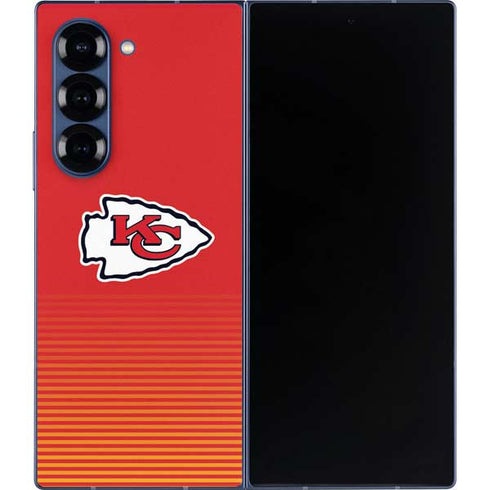 NFL Kansas City Chiefs Breakaway Galaxy Z Fold6 Skin