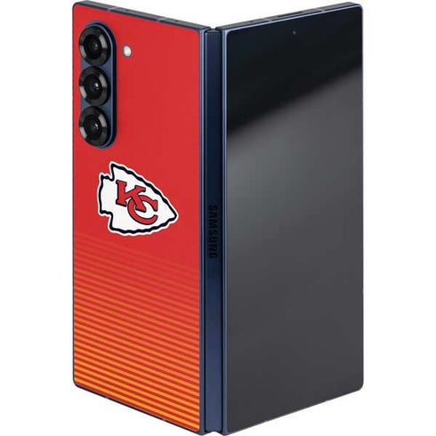 NFL Kansas City Chiefs Breakaway Galaxy Z Fold6 Skin