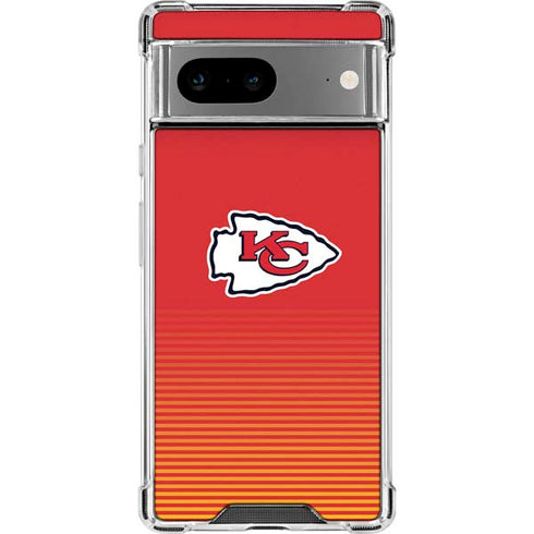 NFL Kansas City Chiefs Breakaway Google Pixel 8a Clear Case