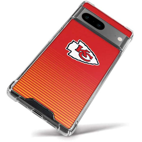 NFL Kansas City Chiefs Breakaway Google Pixel 8a Clear Case