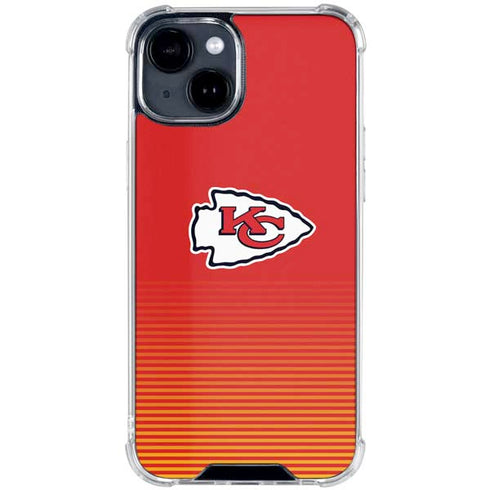NFL Kansas City Chiefs Breakaway iPhone 15 Clear Case