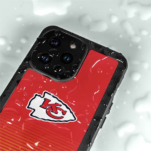 NFL Kansas City Chiefs Breakaway iPhone 15 Pro Waterproof Case