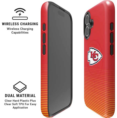 NFL Kansas City Chiefs Breakaway iPhone 16 Magsafe Impact Case