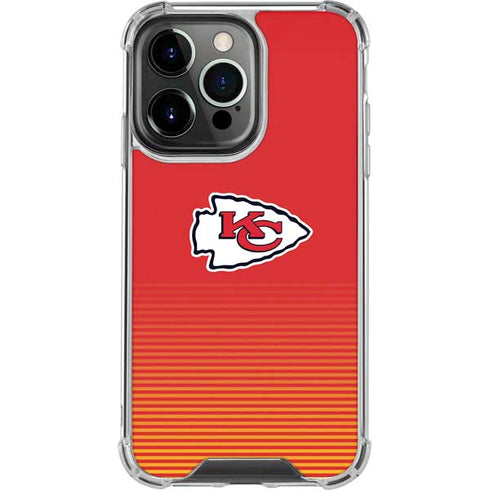 NFL Kansas City Chiefs Breakaway iPhone 16 Pro Max Clear Case