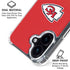 NFL Kansas City Chiefs Breakaway iPhone 17 Clear Case