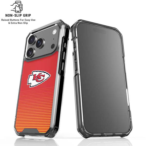 NFL Kansas City Chiefs Breakaway iPhone 18 Pro Clear Case