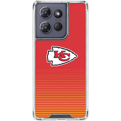 NFL Kansas City Chiefs Breakaway Moto G 5G (2025) Clear Case