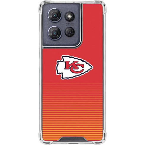 NFL Kansas City Chiefs Breakaway Moto G Power 5G (2025) Clear Case