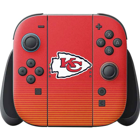 NFL Kansas City Chiefs Breakaway Nintendo Switch 2 (2025) Joy-Con Controller Skin