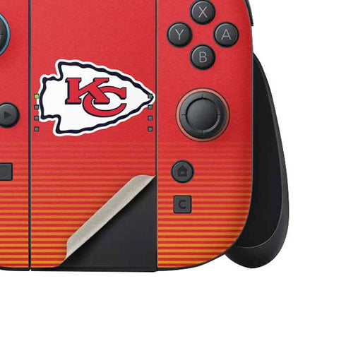 NFL Kansas City Chiefs Breakaway Nintendo Switch 2 (2025) Joy-Con Controller Skin