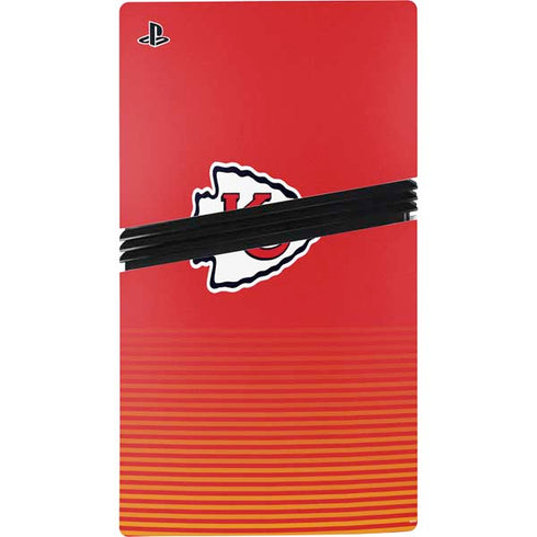 NFL Kansas City Chiefs Breakaway PS5 Pro Console Skin