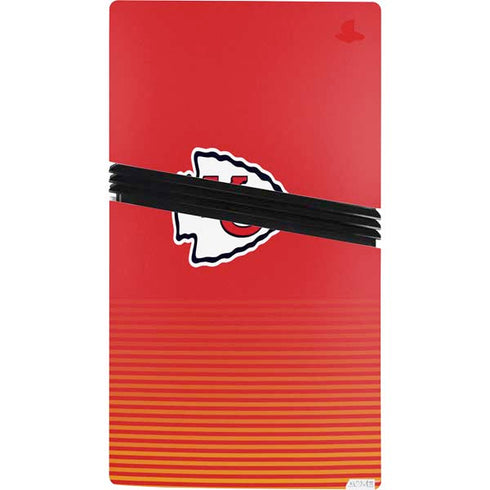 NFL Kansas City Chiefs Breakaway PS5 Pro Console Skin
