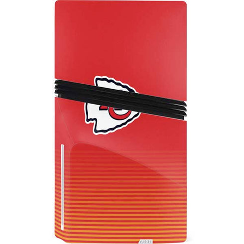 NFL Kansas City Chiefs Breakaway PS5 Pro Disk Console Skin