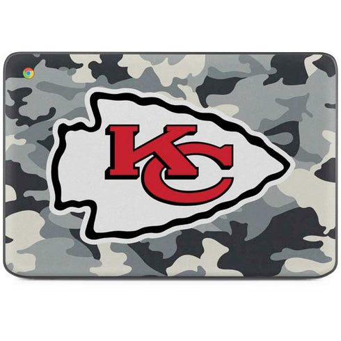 NFL Kansas City Chiefs Camo HP Chromebook Skin