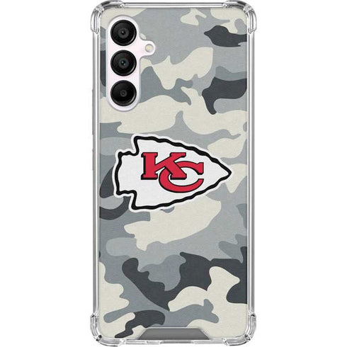 NFL Kansas City Chiefs Camo Galaxy A16 5G Clear Case