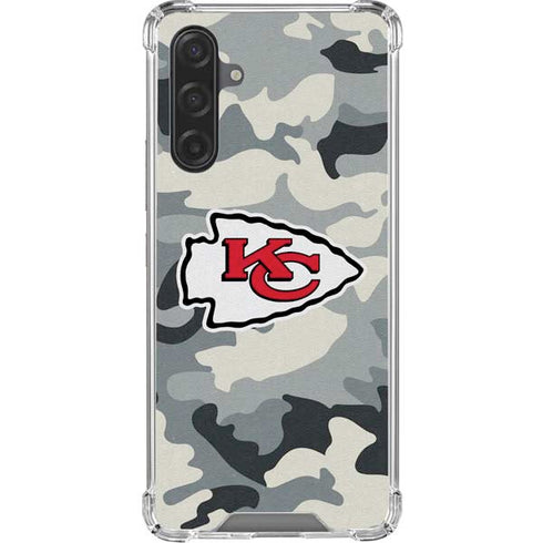 NFL Kansas City Chiefs Camo Galaxy A17 Clear Case