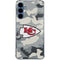 NFL Kansas City Chiefs Camo Galaxy A55 5G Clear Case