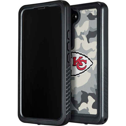 NFL Kansas City Chiefs Camo Galaxy S24 Plus Waterproof Case