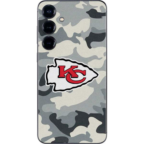 NFL Kansas City Chiefs Camo Galaxy S25 Skin