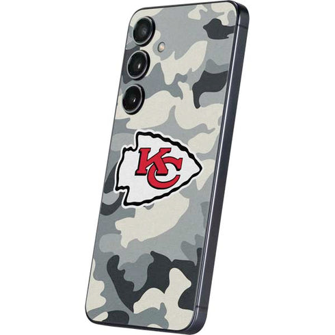 NFL Kansas City Chiefs Camo Galaxy S25 Skin