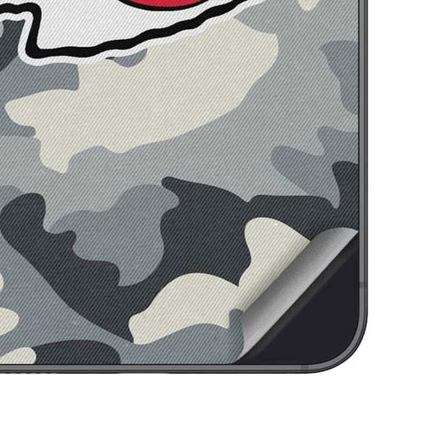 NFL Kansas City Chiefs Camo Galaxy S25 Skin