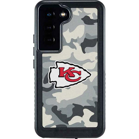 NFL Kansas City Chiefs Camo Galaxy S24 Waterproof Case