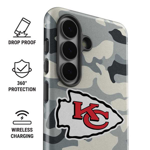 NFL Kansas City Chiefs Camo Galaxy S26 Impact Case