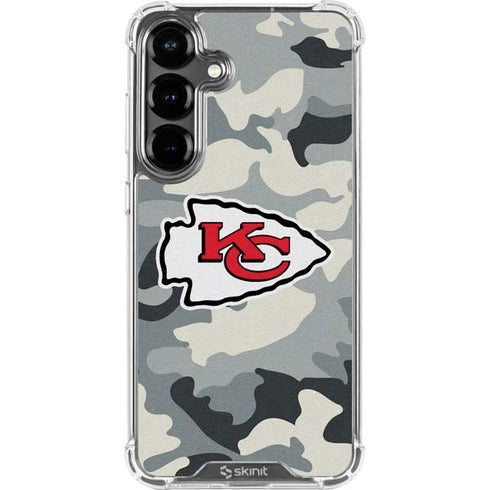 NFL Kansas City Chiefs Camo Galaxy S26 Plus Clear Case