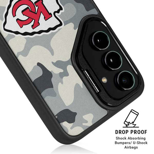 NFL Kansas City Chiefs Camo Galaxy S26 Ultra Kickstand Case