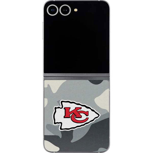 NFL Kansas City Chiefs Camo Galaxy Z Flip6 Skin