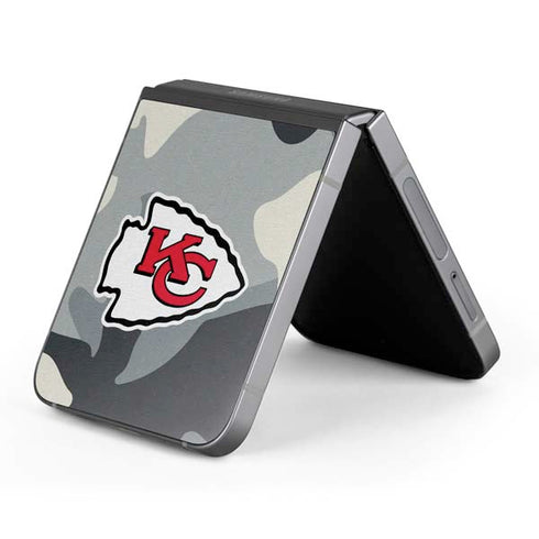 NFL Kansas City Chiefs Camo Galaxy Z Flip6 Skin